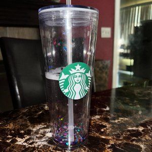 Disney "Snowglobe" Starbucks Tumbler